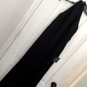 Lulu halter back dress with front slit